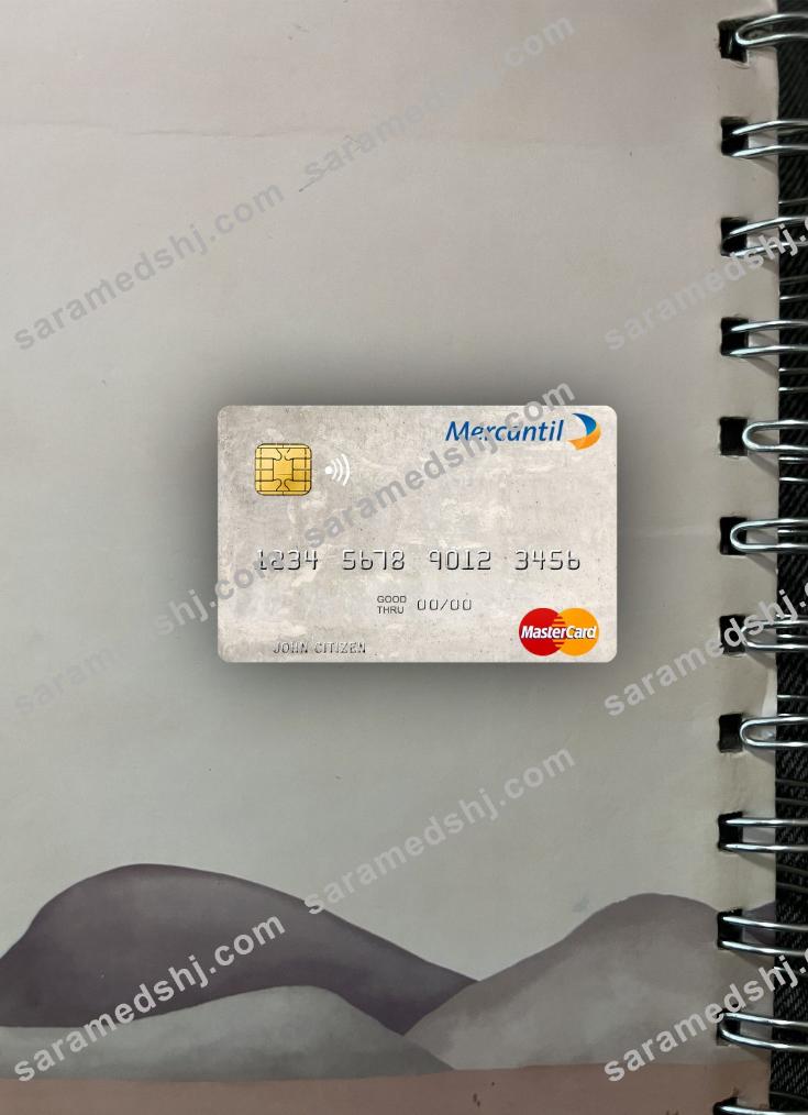 Venezuela Banco Mercantil mastercard photolook front